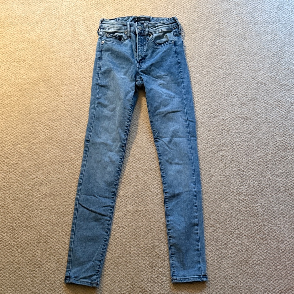 Aeropostale Denim Blue Skinny Jeans
